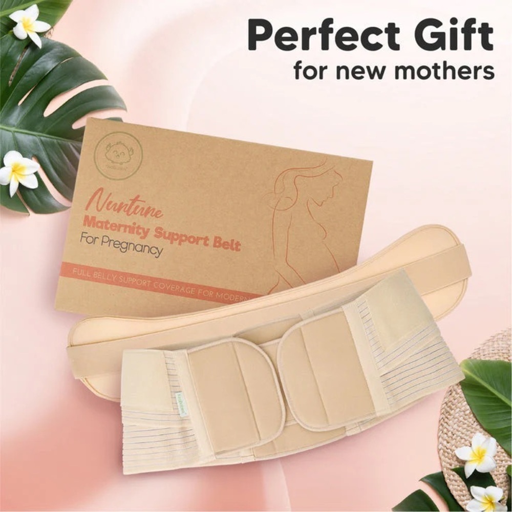 KEABABIES Nurture Maternity Support Belt For Pregnancy Nude NEW - Picture 8 of 8